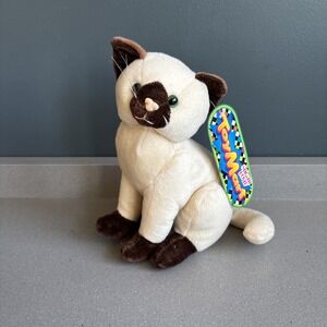 Sugarloaf Creations Siamese kitty Cat Plush stuffed animal Toy 3+ Realistic 7"